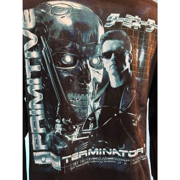 NWOT Primitive Skateboarding Terminator Judgement Day Graphic Tee T-Shirt Blk M - Picture 1 of 8